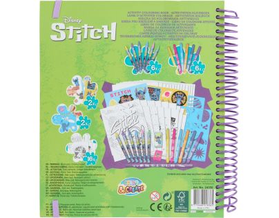 Kniha omalovánek a aktivit Stitch