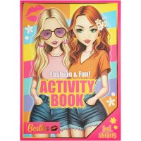 Craft Creative Módní kreativní sešit Fashion and Fun A4 Besties