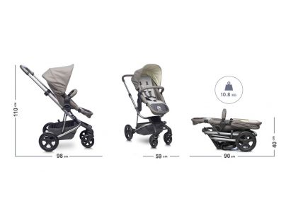 Easywalker Kočárek sportovní Harvey All Black