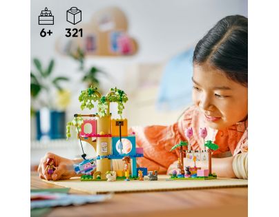 LEGO® Friends 42666 Kočičí narozeninová oslava a dům na stromě