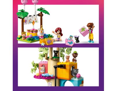 LEGO® Friends 42666 Kočičí narozeninová oslava a dům na stromě