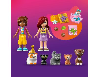 LEGO® Friends 42666 Kočičí narozeninová oslava a dům na stromě