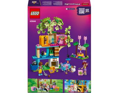 LEGO® Friends 42666 Kočičí narozeninová oslava a dům na stromě