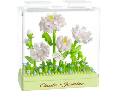 KOCO Stavebnice mini KOCO Jasmín plast 285ks v krabičce 11x12x5cm