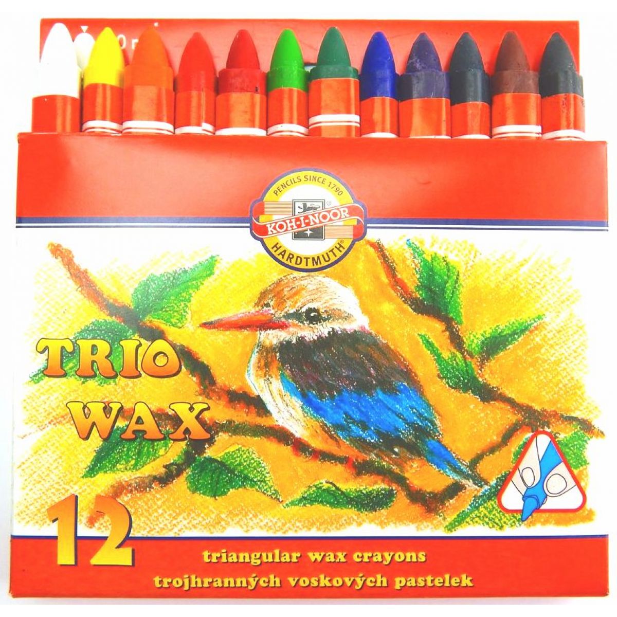 Koh-i-noor sada voskovek Trio Wax 12 ks 10 mm