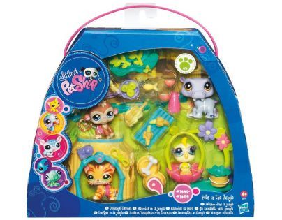 Kolekce zvířatek a spousta doplňků Littlest Pet Shop 28978