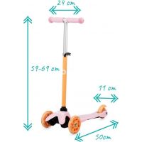 Qkids Koloběžka Lumis LED oranžová 3