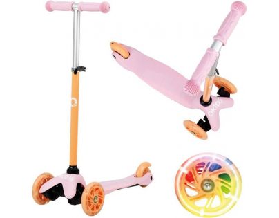 Qkids Koloběžka Lumis LED oranžová