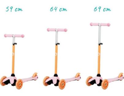 Qkids Koloběžka Lumis LED oranžová