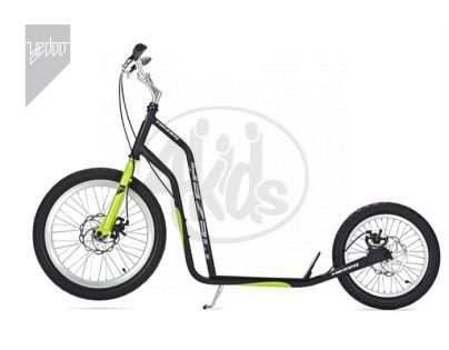 Koloběžka Mezeq Disc 20"/16" Black/Green