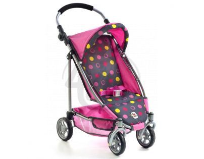BAYER CHIC 2000 - 61524 - Kočárek pro panenky LUPO - Funny pink