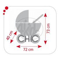 BAYER CHIC 2000 - 61524 - Kočárek pro panenky LUPO - Funny pink 2
