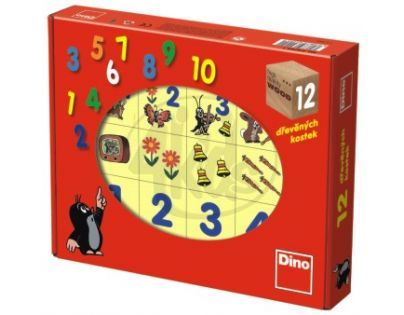 DINO 641105 - Kostky veselá čísla Krteček