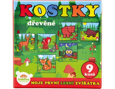 Kostky kubus Moje první lesní zvířátka