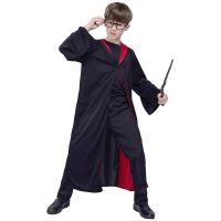 Kostým Čaroděj černo-červený 130-140 cm