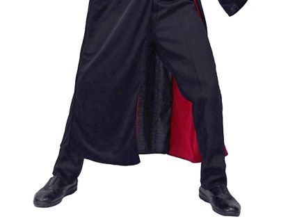 Kostým Čaroděj černo-červený 130-140 cm