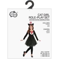 Kostým Černá kočička 110-120 cm 4