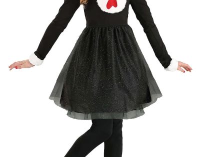 Kostým Černá kočička 130-140 cm