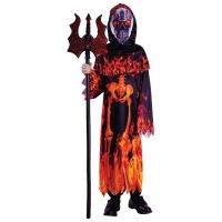 Kostým Ďábel s kapucí klučičí 130-140 cm