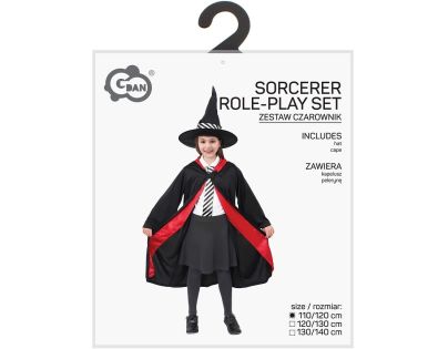 Kostým Kouzelník-Kouzelnice 110-120 cm