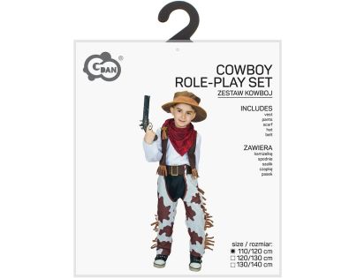 Kostým Kovboj 110-120 cm