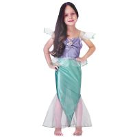 Kostým Mořská víla zelený 130-140 cm