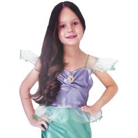 Kostým Mořská víla zelený 130-140 cm 2