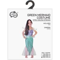 Kostým Mořská víla zelený 130-140 cm 4