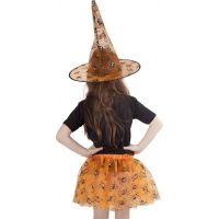 Rappa Kostým Sukně Tutu Halloween s kloboukem 3
