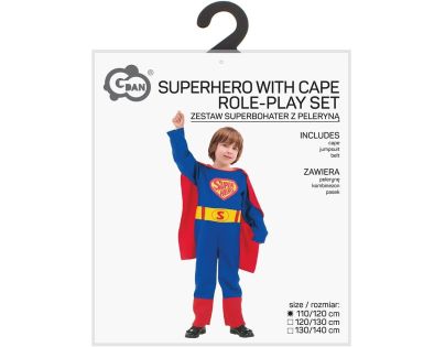 Kostým Superhrdina velikost 110-120 cm