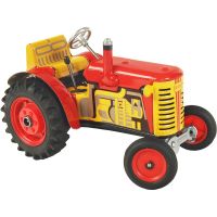 Kovap Traktor Zetor červený na klíček 2