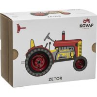 Kovap Traktor Zetor červený kovové disky 6
