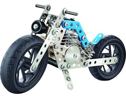 Kovová stavebnice 140 ks - Motorka