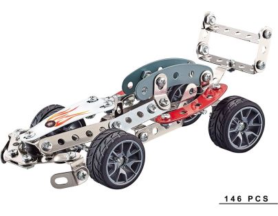 Kovová stavebnice 146 ks - Závodní auto