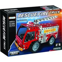 Kovová stavebnice Hasičské auto 292 dílků - Poškozený obal 2