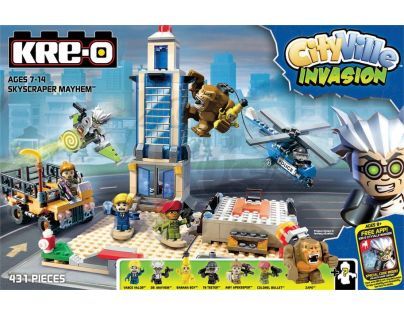 KRE-O CityVille interaktivní stavebnice mrakodrap
