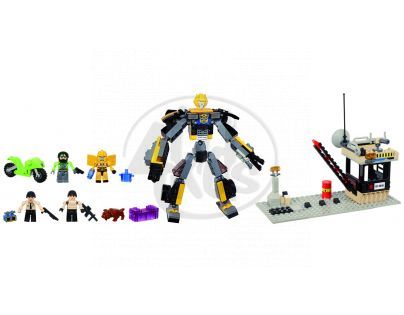 Hasbro 98814 - Kre-O Transformers Stavebnice Bumblebee S Bezpěčnostní Stanicí