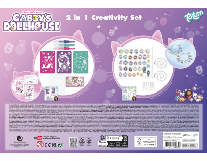 Kreativní sada 2v1 Gábinčin kouzelný domek