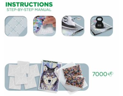 Kreativní sada Beedz Art - Vlk 7000 Kreativní sada Beedz Art - Vlk 7000