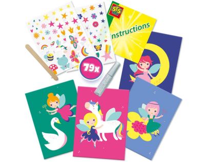 Kreativní sada obtisků + třpytky Kreativní sada obtisků + třpytky