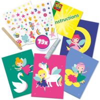 Kreativní sada obtisků + třpytky