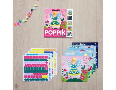 Poppik Kreativní samolepkové karty Pohádkové