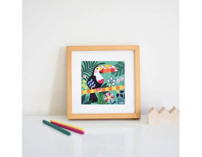 Poppik Kreativní samolepkové karty V džungli
