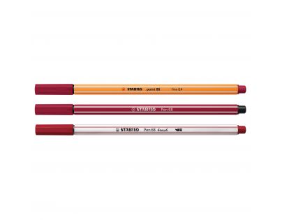 Kreativní set STABILO Pen 68 brush, Pen 68 & point 88 ARTY 30 ks