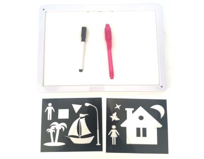 Kreslící tabulka svítící ve tmě