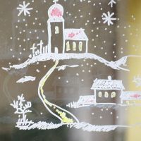 Aladine Křídové fixy na okna vánoční barvy 4
