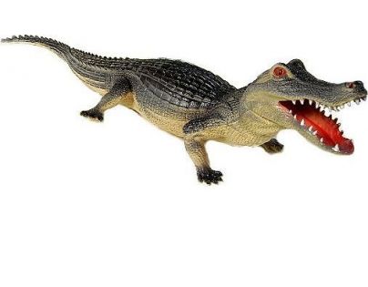 Krokodýl 60 cm Šedý