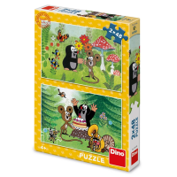 Dino Krtek: Oslava 2x48 Puzzle