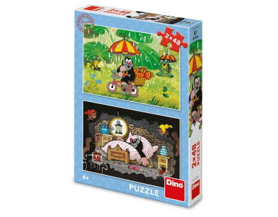 Dino Krtkův den 2x48 Puzzle