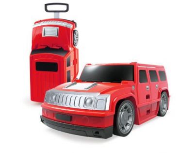 Kufr auto Hummer červený